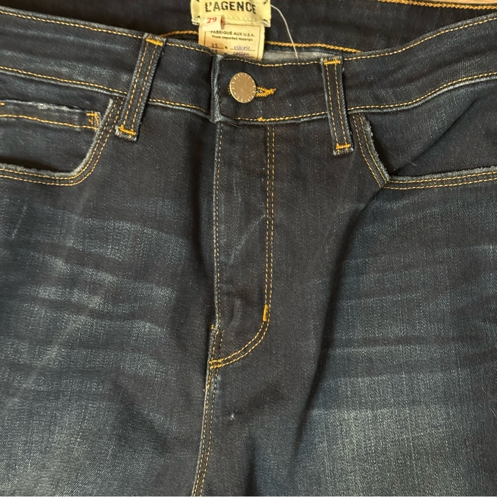 L'AGENCE High Rise Skinny Margot Jeans Size 29/8. NWOT w/ Minor Flaw - Picture 8 of 12